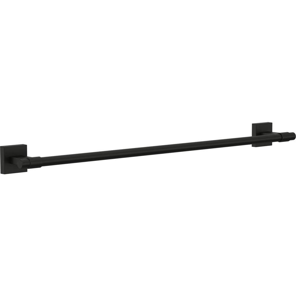 Franklin Brass Maxted 24 in. Towel Bar in Matte Black MAX24-MB-R