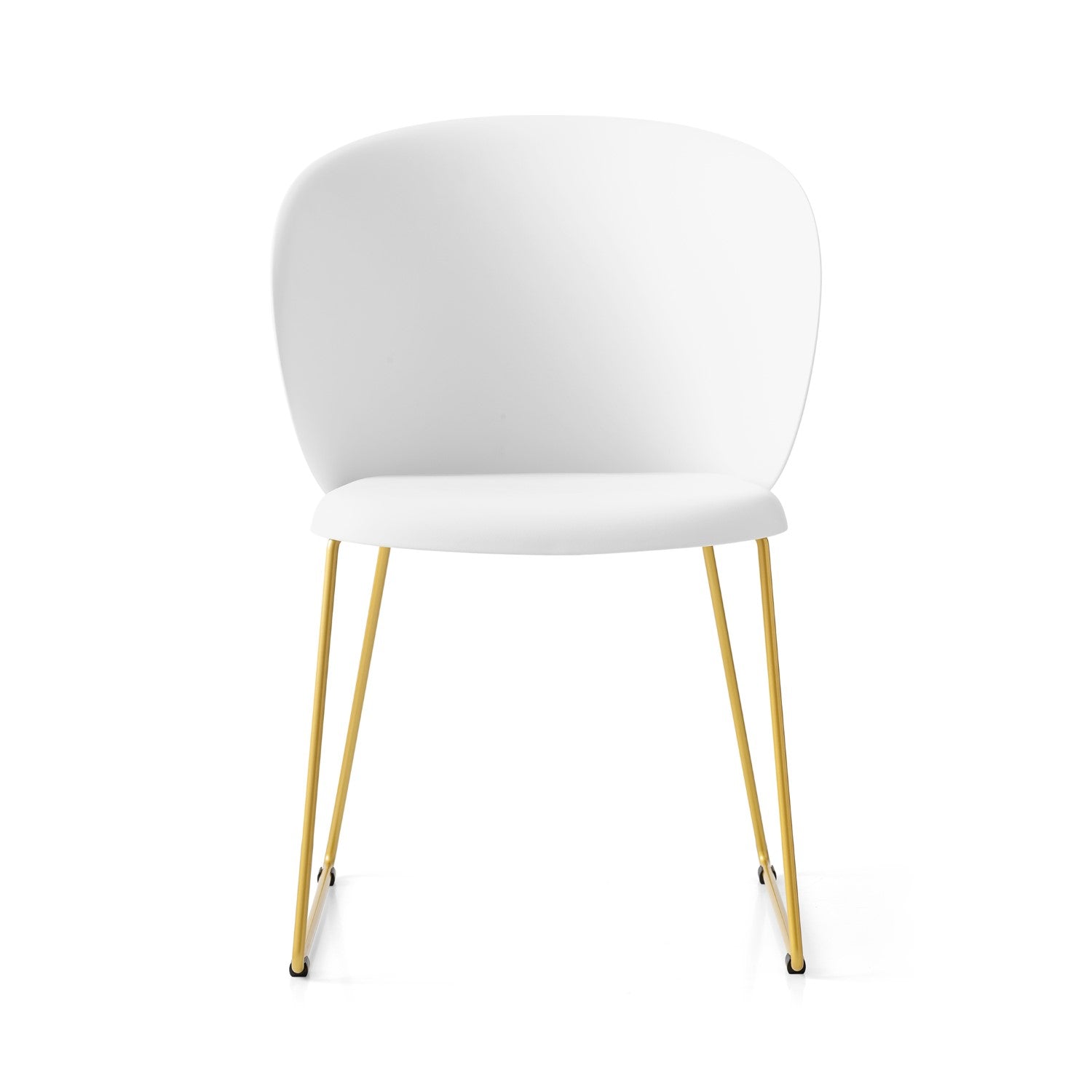 Tuka Indoor/Outdoor Painted Brass Leg Chair