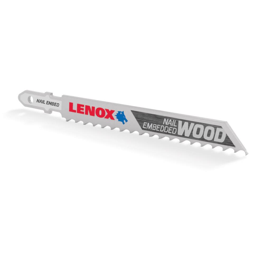 LENOX Jigsaw Blades B406T5 4 x 3/8 x 050 x 6 5pk