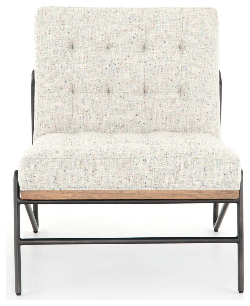 Onslow Chair Harness Burlap   Midcentury   Armchairs And Accent Chairs   by Rustic Home Furniture Deco  Houzz