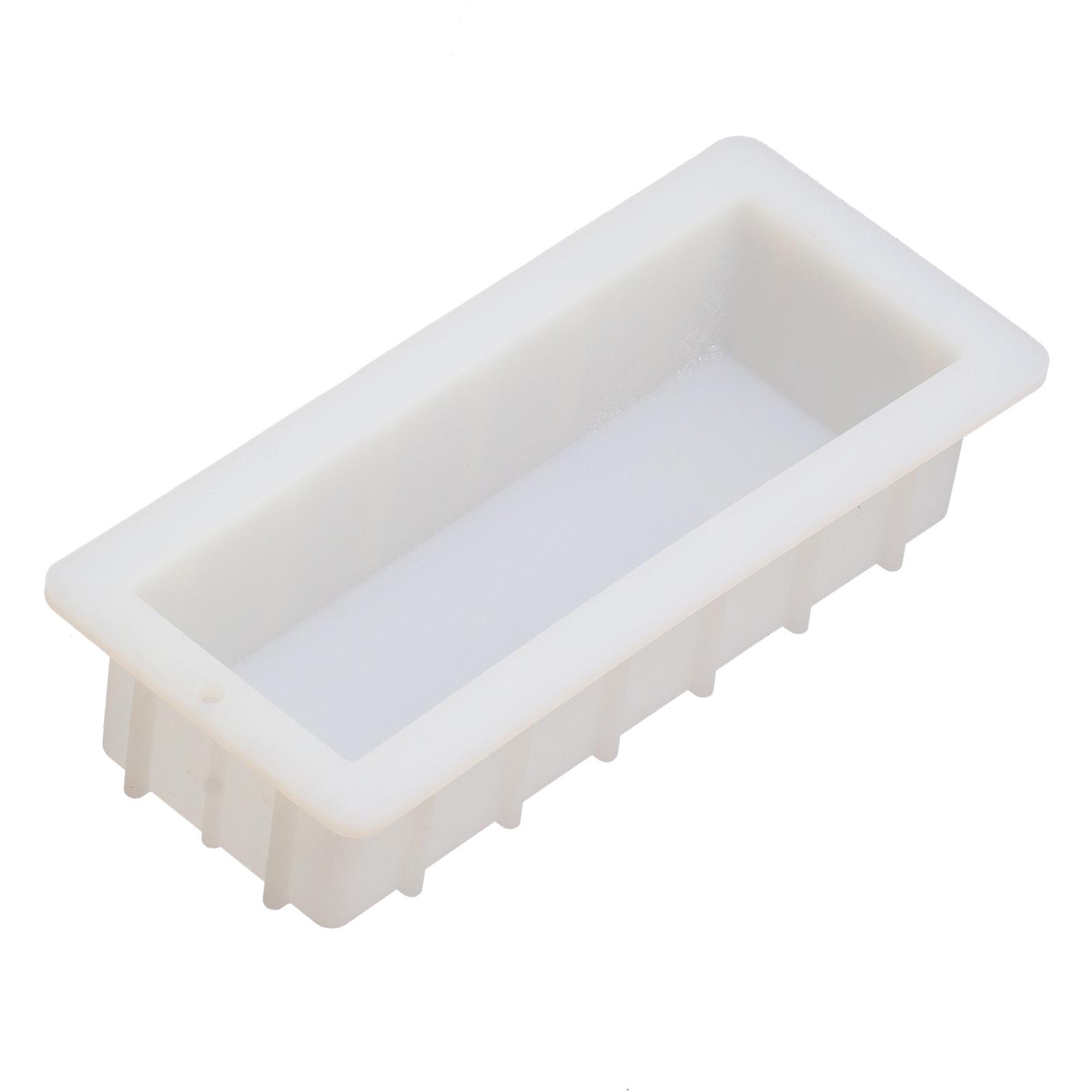 1400ml Silicone Soap Mold Nostick Reusable Rectangular Bread Mold For Home Bakery