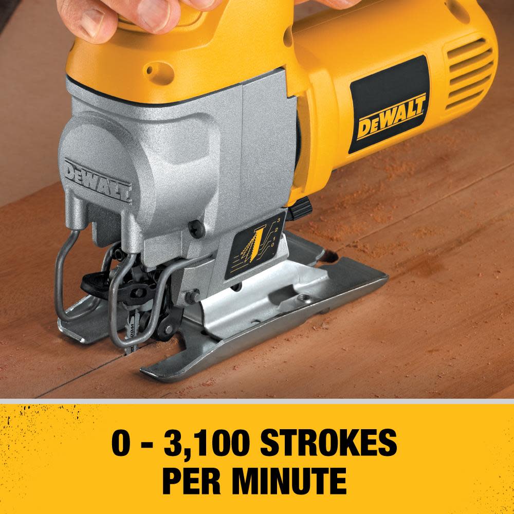 DEWALT HEAVY-DUTY COMPACT JIG SAW KIT (DW317K) ;