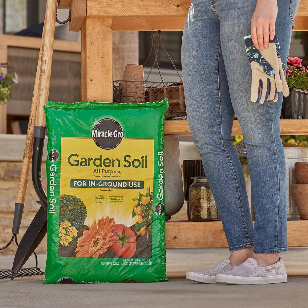 Miracle-Gro Garden Soil All Purpose for In-Ground Use 0.75 cu. ft. 75030430