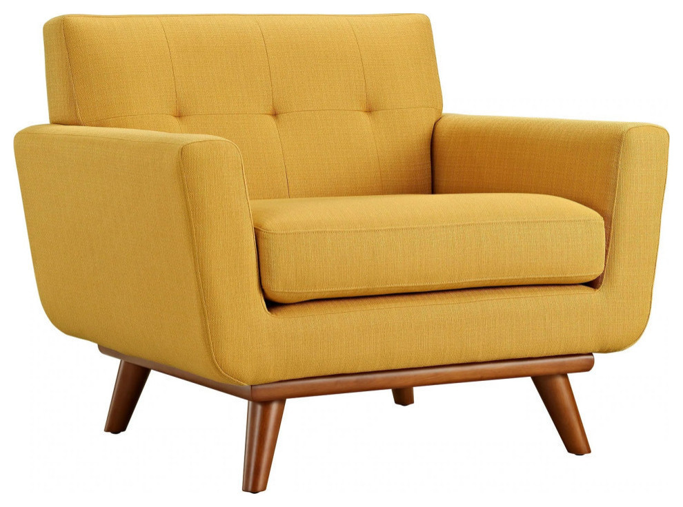 Giselle Citrus 2 Piece Armchair And Ottoman   Contemporary   Armchairs And Accent Chairs   by Rustic Home Furniture Deco  Houzz