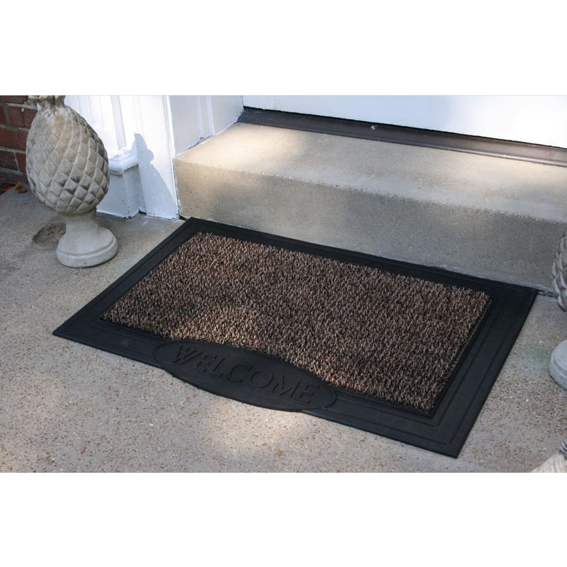 WLCME MAT BLK/BN 36'X24'