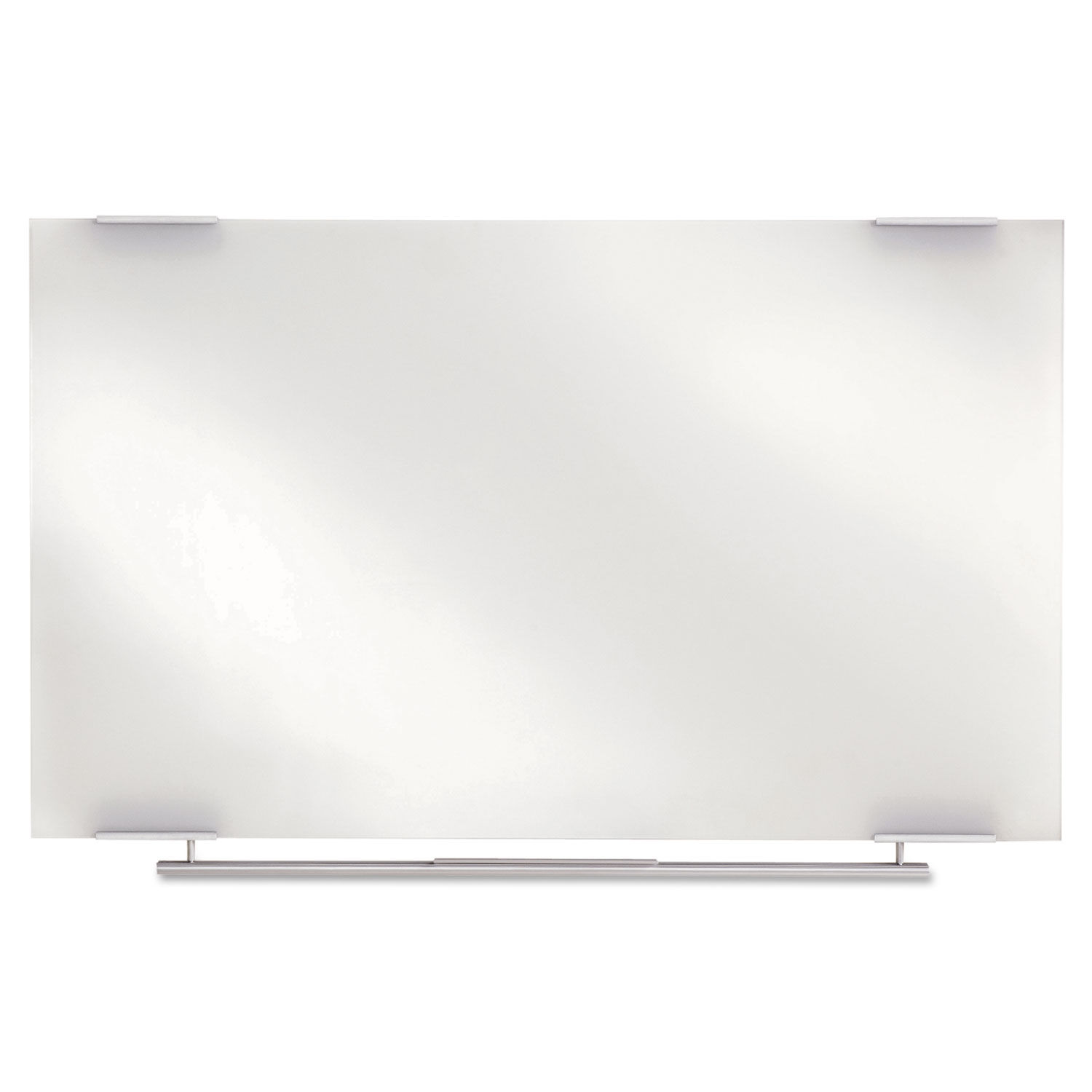 Clarity Glass Dry Erase Board with Aluminum Trim by Iceberg ICE31140