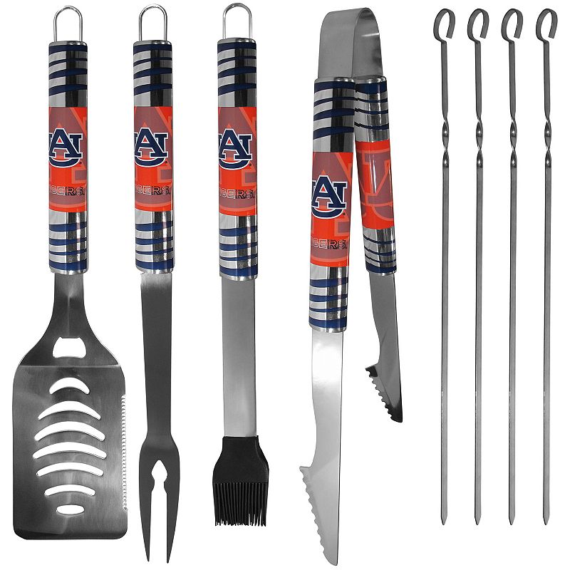 Auburn Tigers Tailgater 8-Piece BBQ Grill Set