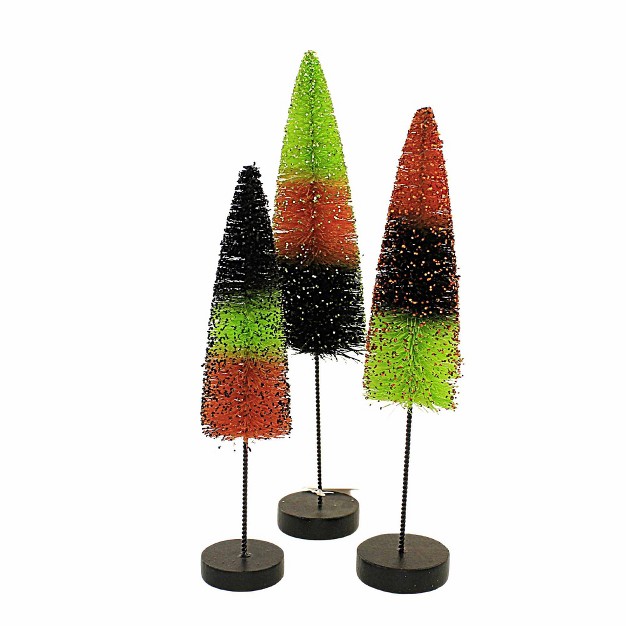 Bethany Lowe Tricks And Treats Trees Three Trees 12 0 Inches Halloween Tri colored Lc2578 Sisal Multicolored