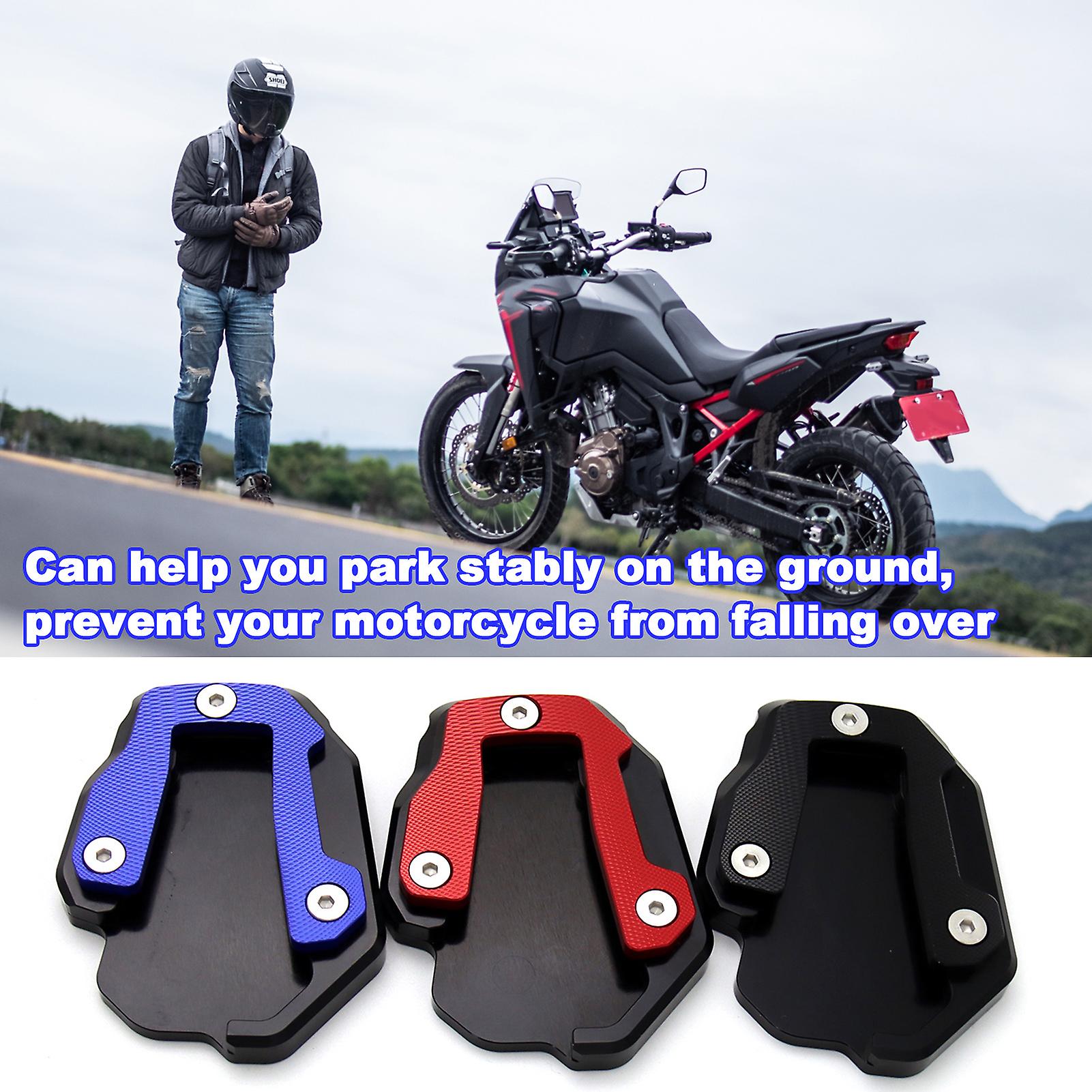 Motorcycle Accessories Extension Plate Pad Kickstand Foot Side Stand Enlarge Kickstand Extension Pad Side Stand Plate Pad Replacement For Honda Crf110