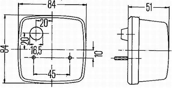 Direction Indicator Front Right O/S Left N/S Halogen White/Yellow