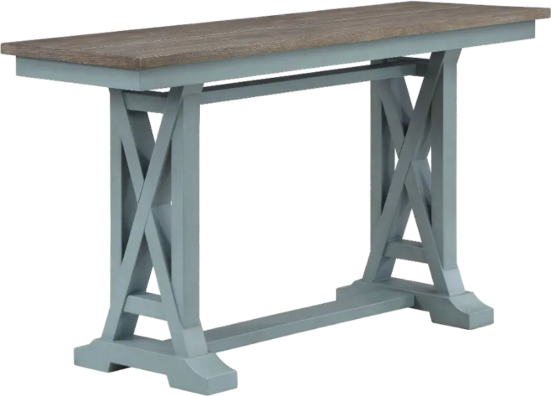 Bar Harbor Blue Console Table