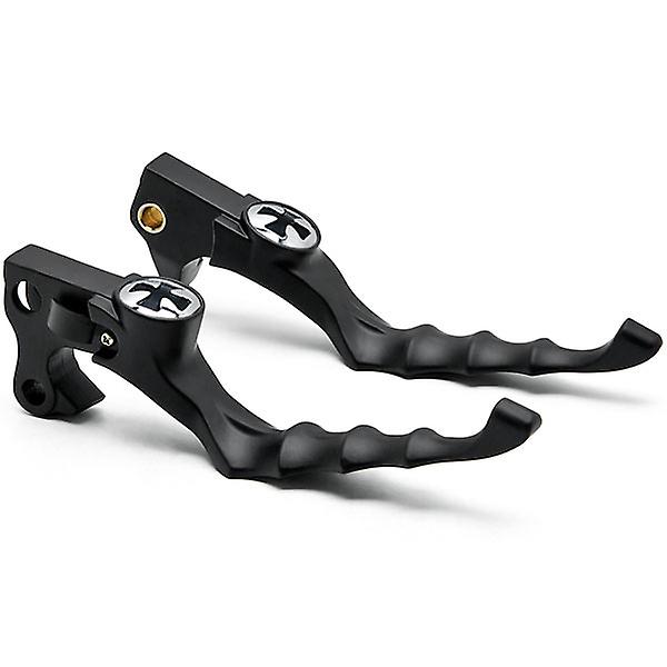 Black Hand Levers Skull Cross Grooved Emblems Compatible with Harley Davidson Sportster 1200 Roadster 2004-2008