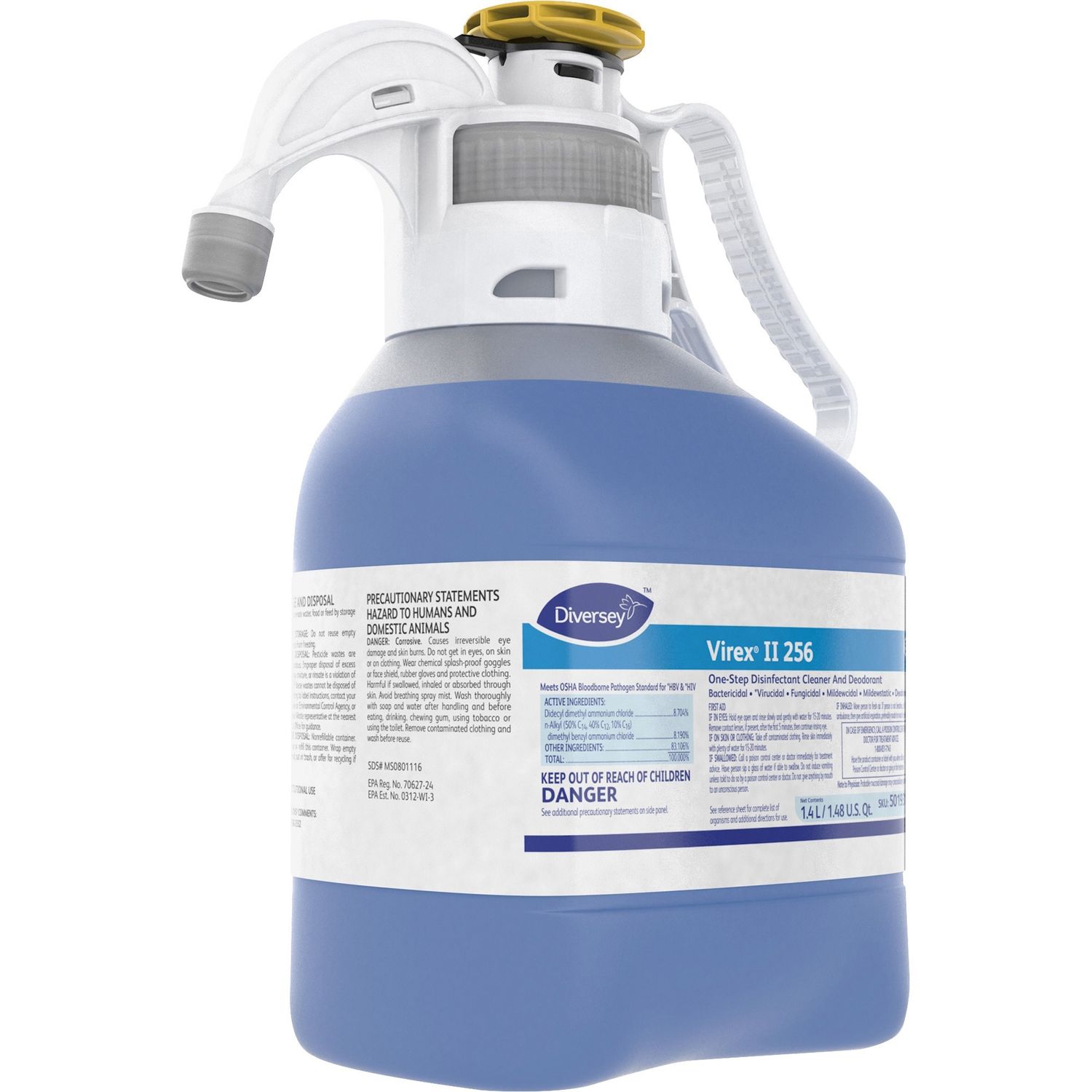 Diversey Virex II 1-Step Disinfectant Cleaner by Diversey， Inc DVO5019317CT