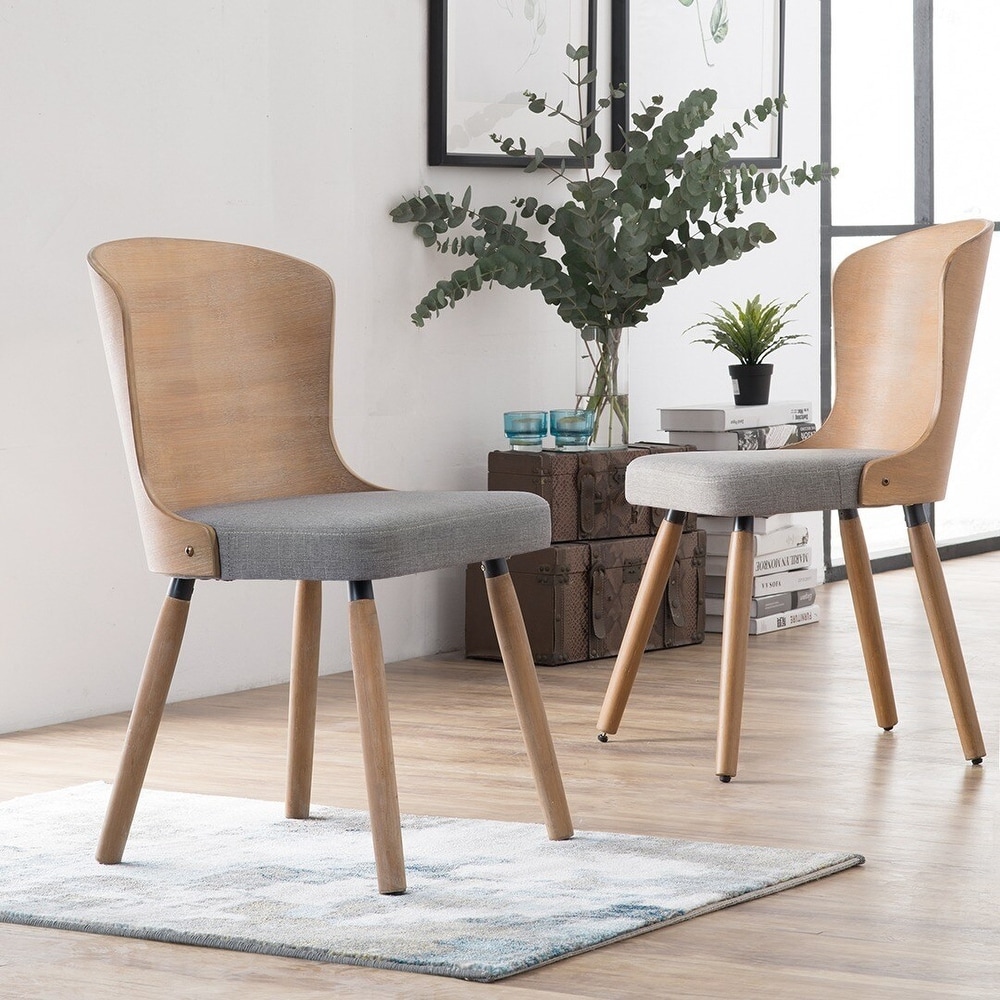 Corvus Calvados Mid century Modern Dining Chairs (Set of 2)