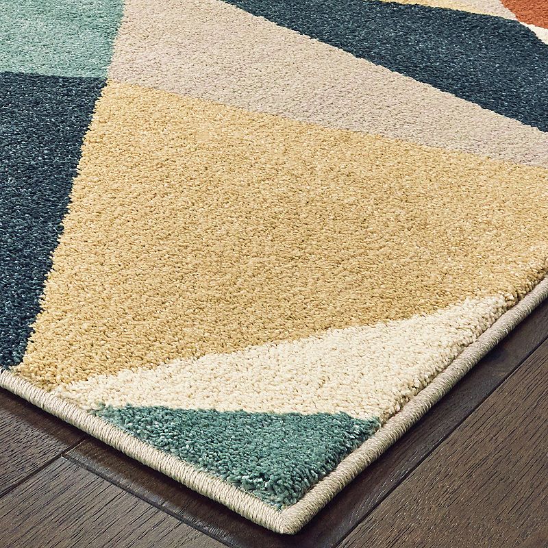 StyleHaven Coronado Faceted Geometric Rug