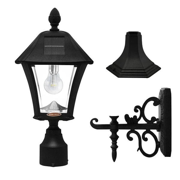 Baytown Bulb Solar Light with GS Solar LED Light Bulb Wall/Pier/3