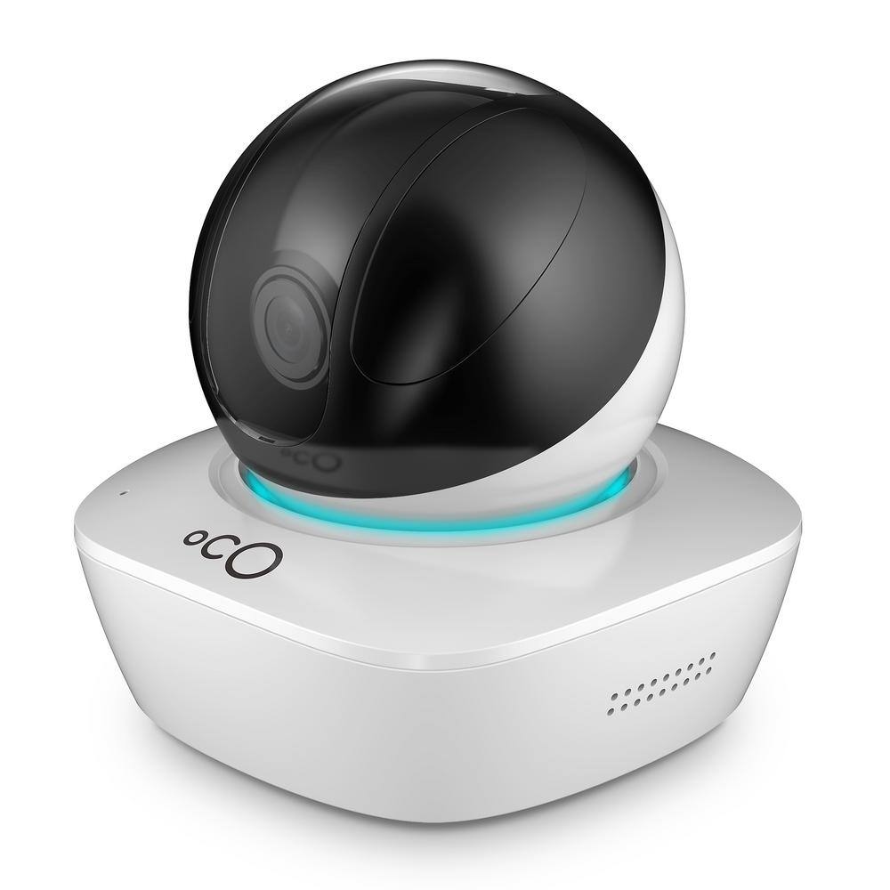 Oco Wireless Connection Indoor Video Surveillance Security Camera with Local and Cloud Storage and Remote Viewing Motion