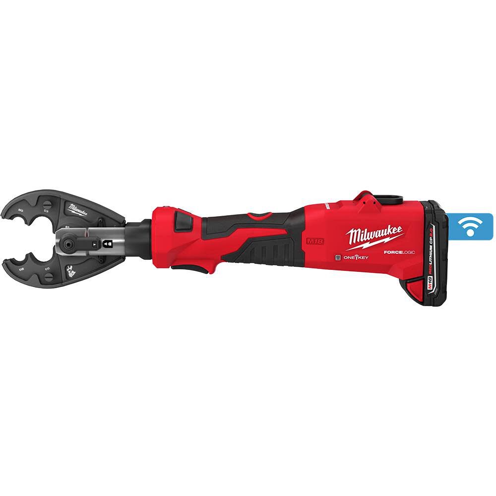 Milwaukee M18 FORCE LOGIC 6T Linear Utility Crimper Kit with BG-D3 Jaw 2978-22BG from Milwaukee