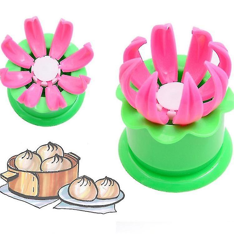 2pcs Baozi Maker Bao Steamer Dumpling Maker Baozi Mold Random Color