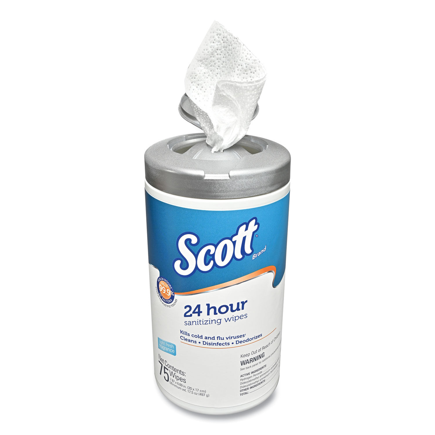 24-Hour Sanitizing Wipes by Scottandreg; KCC53609