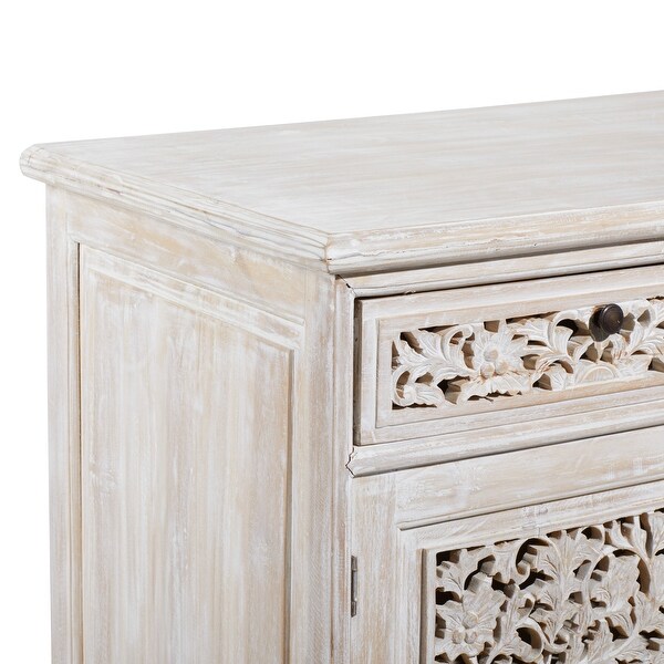 White Mahogany Traditional Cabinet 32 x 39 x 20 - 39 x 20 x 32