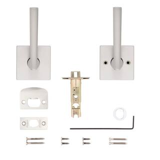 Kwikset Montreal Square Satin Nickel Passage HallCloset Door Lever 720MRLSQT156ALRCS