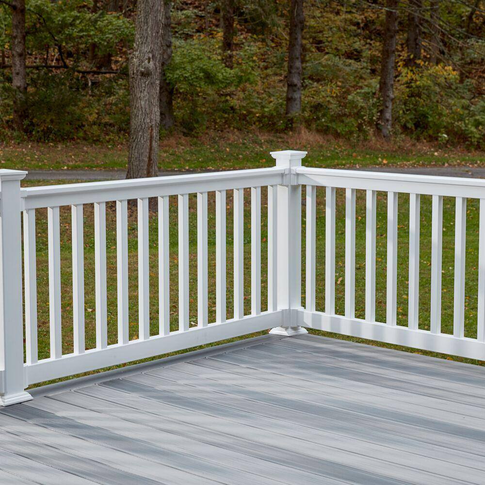 Veranda T-Rail 6 ft. x 36 in. (Actual Size: 67-34 L x 33-14 in. H) Vinyl Railing Level Kit 73045782