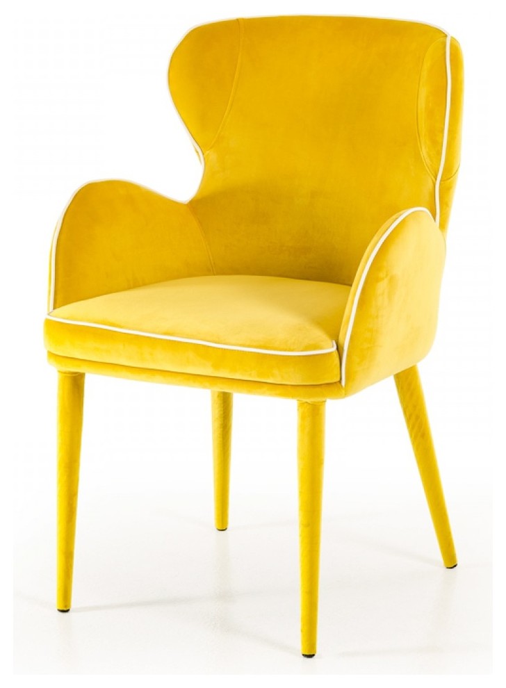 Modrest Tigard Modern Fabric Dining Chair   Midcentury   Dining Chairs   by Vig Furniture Inc.  Houzz