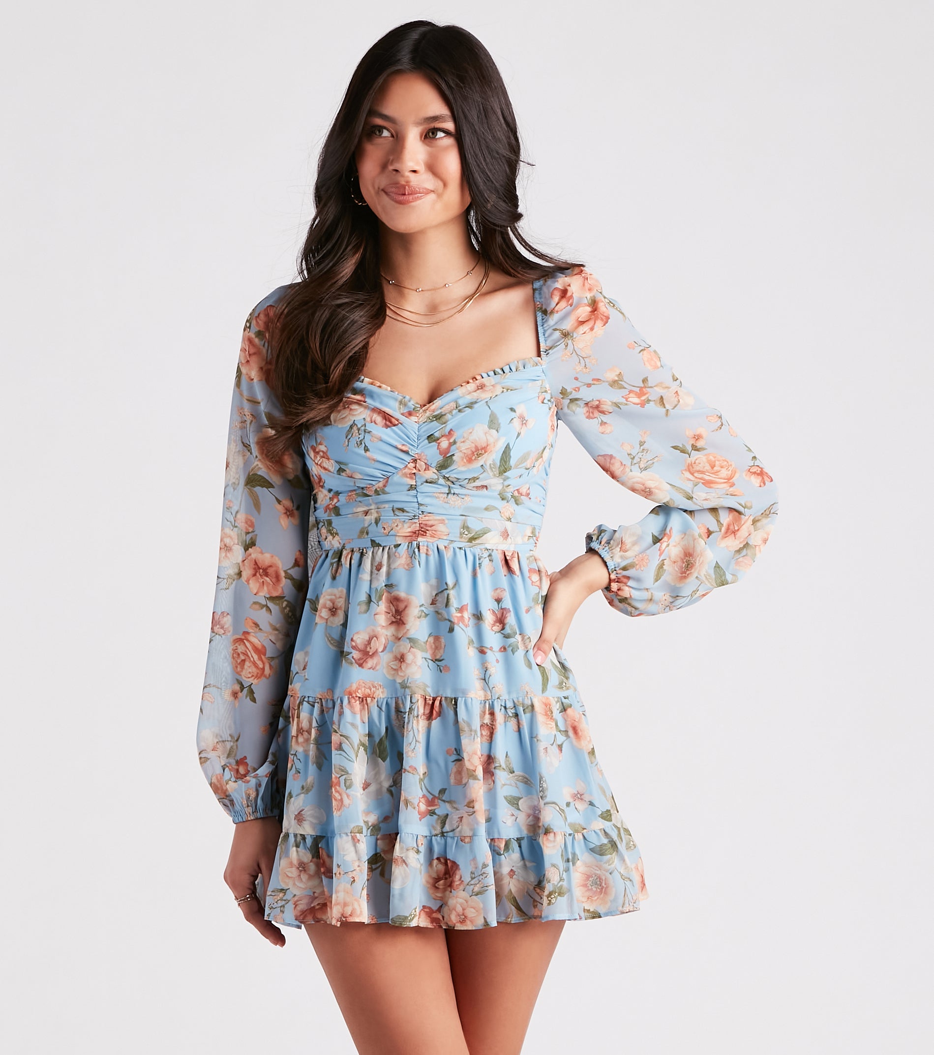 Dreamy Romance Floral Skater Dress