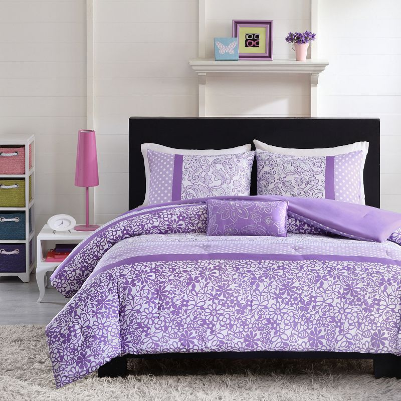 Mi Zone Sadie Comforter Set with Throw Pillow