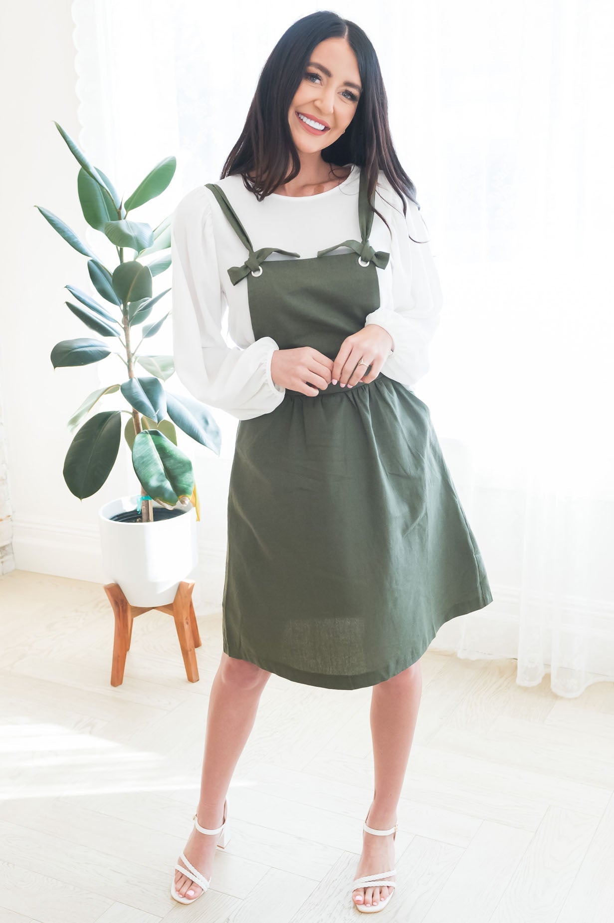 The Marzia Modest Overall Dress