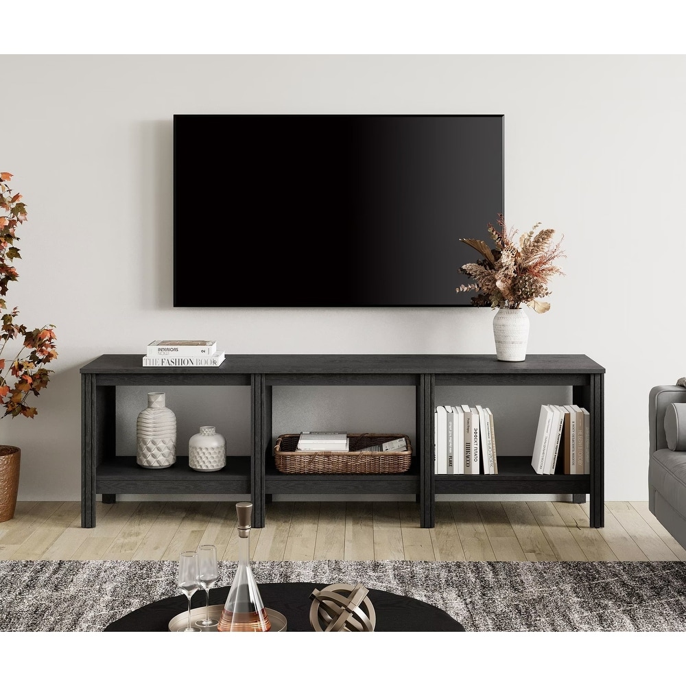 TV Stand for 65 75 Inch TV Console Table  Classic Entertainment Center