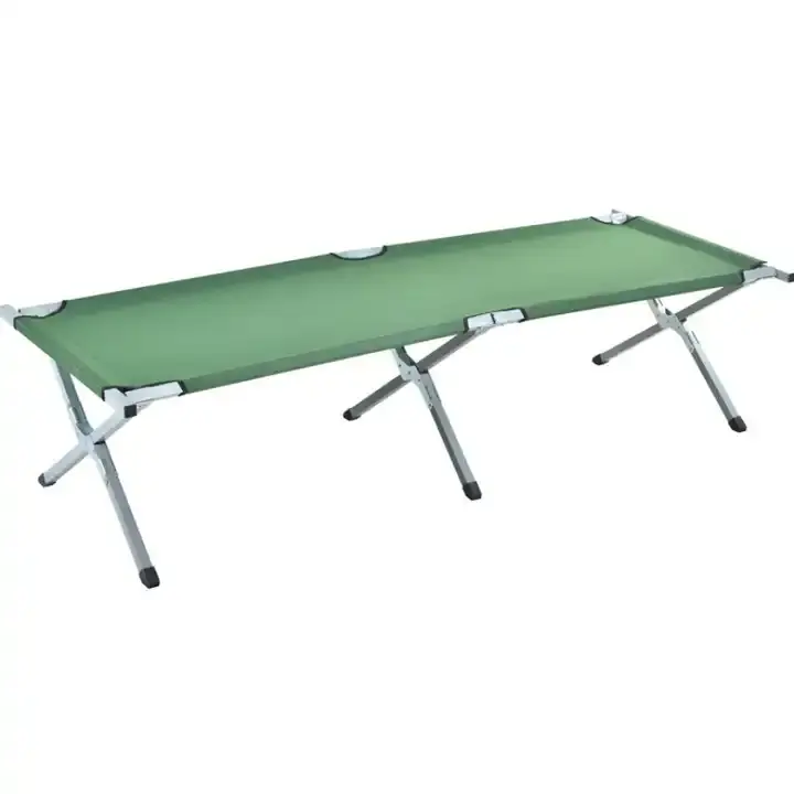 Half Aluminum Half Iron Portable and Lightweight Sleeping Bed for Outdoor Traveling Hiking Camping Cots