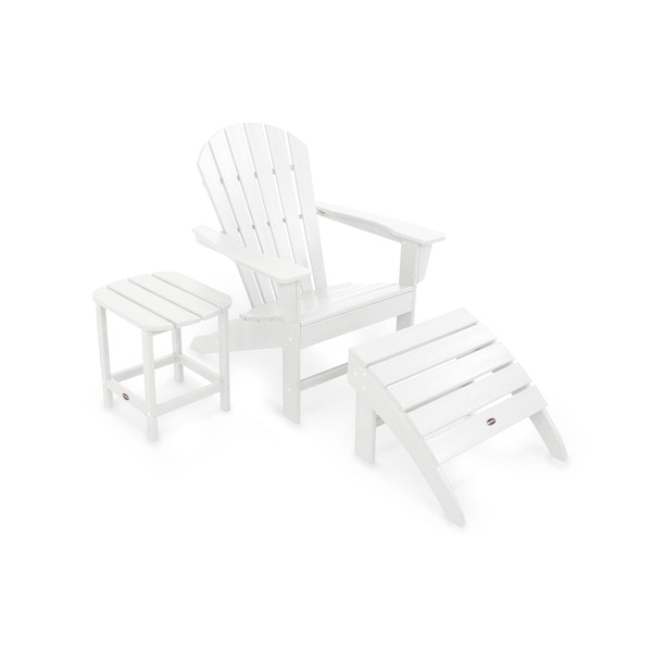 POLYWOOD South Beach Adirondack Chair 3Piece Set