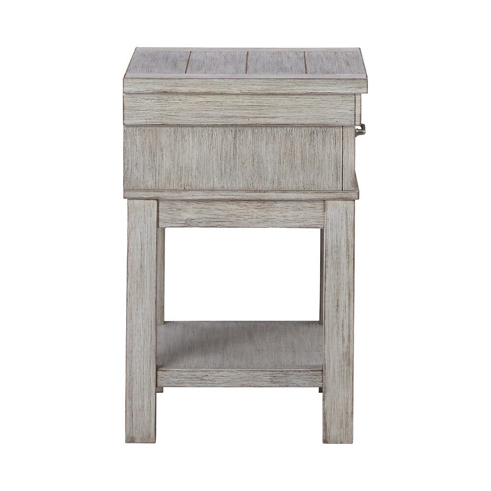 Signature Design by Ashley Shamryn Woodgrain 1 drawer Nightstand