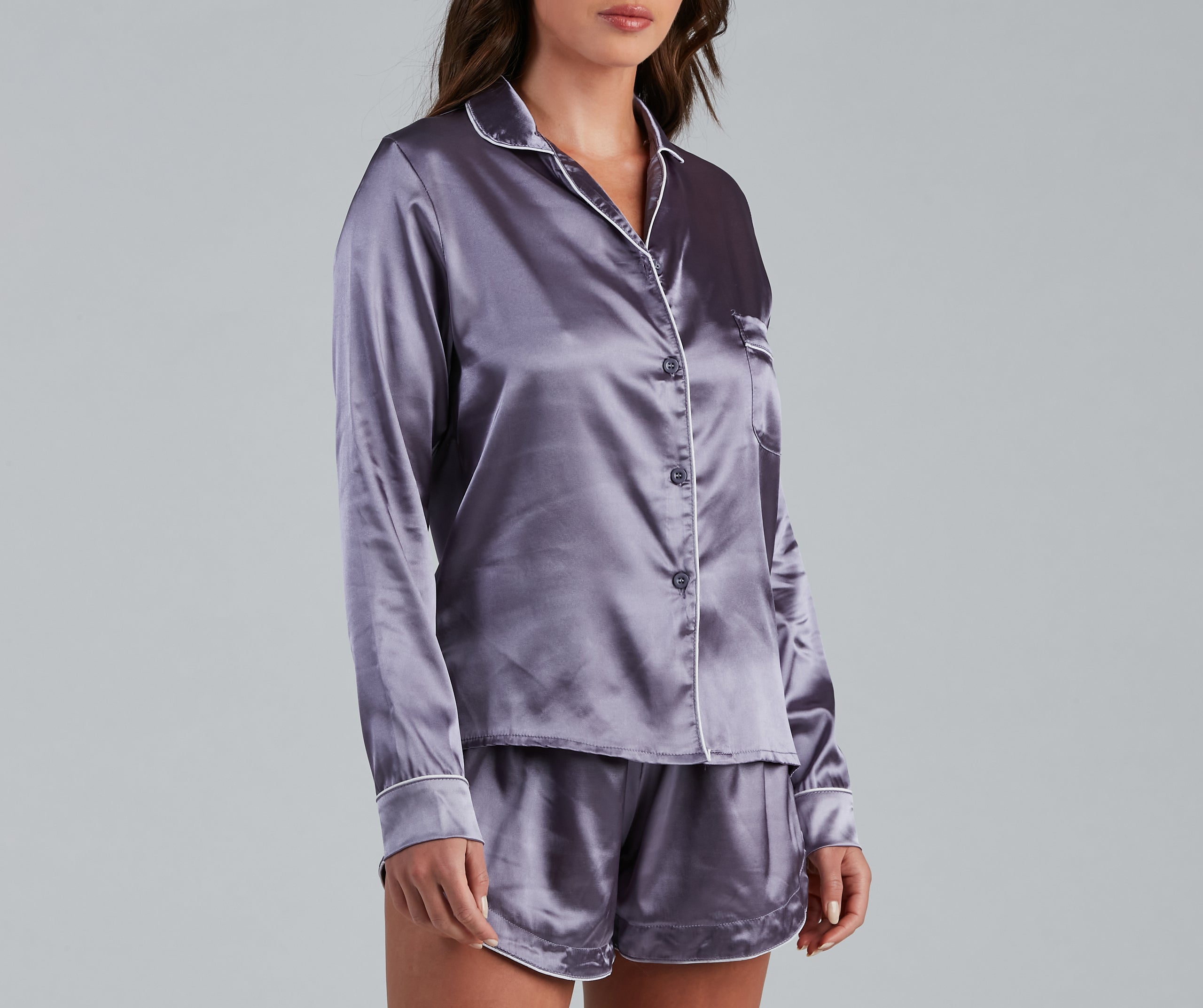 Bedtime Fave Satin Pajama Set