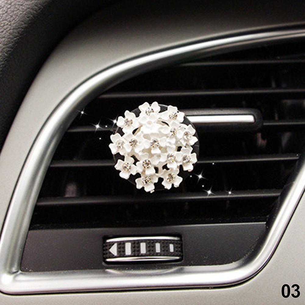 Born Pretty New Diamond Flower Deer Crown Cross Car Styling Air Freshener Perfume For Car Air Condition Vent Smell Toys Car Accrssories