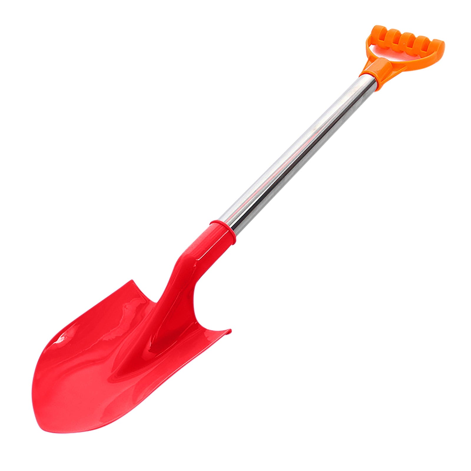 Bseka Kid's Beach Shovel With Stainless Steel Handle Snow Shovel Sand and Snow Toys 1pcs