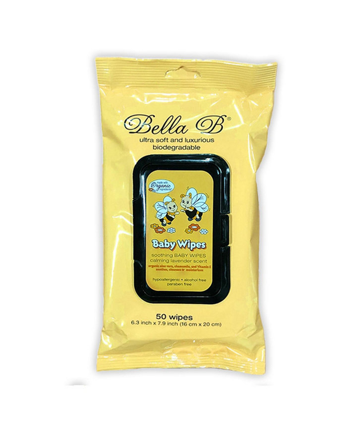 Bella B Naturals Soothing Baby Diaper Wipes 50ct