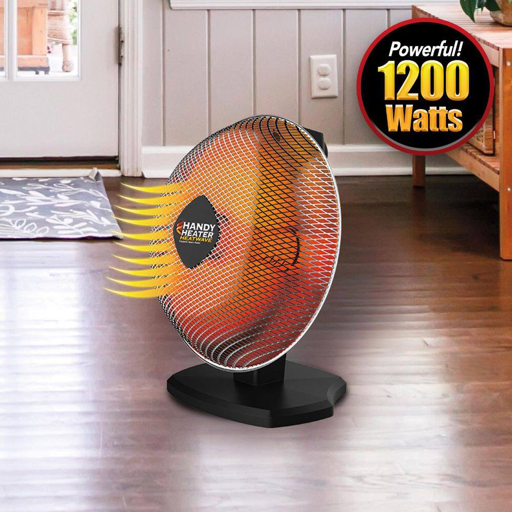 1200-Watt Electric Ceramic Parabolic Space Heater HEATP-MC1