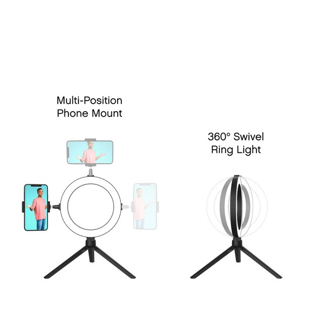 Led Ring Light With Tripod Stand amp Phone Holder