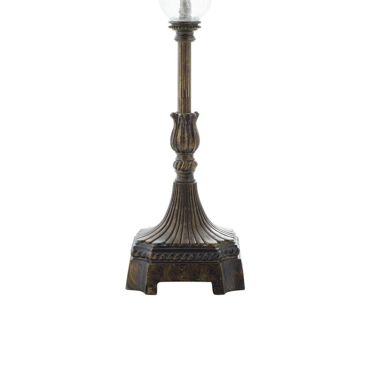 DecMode Bronze Polystone Tuscan Buffet Lamp 34