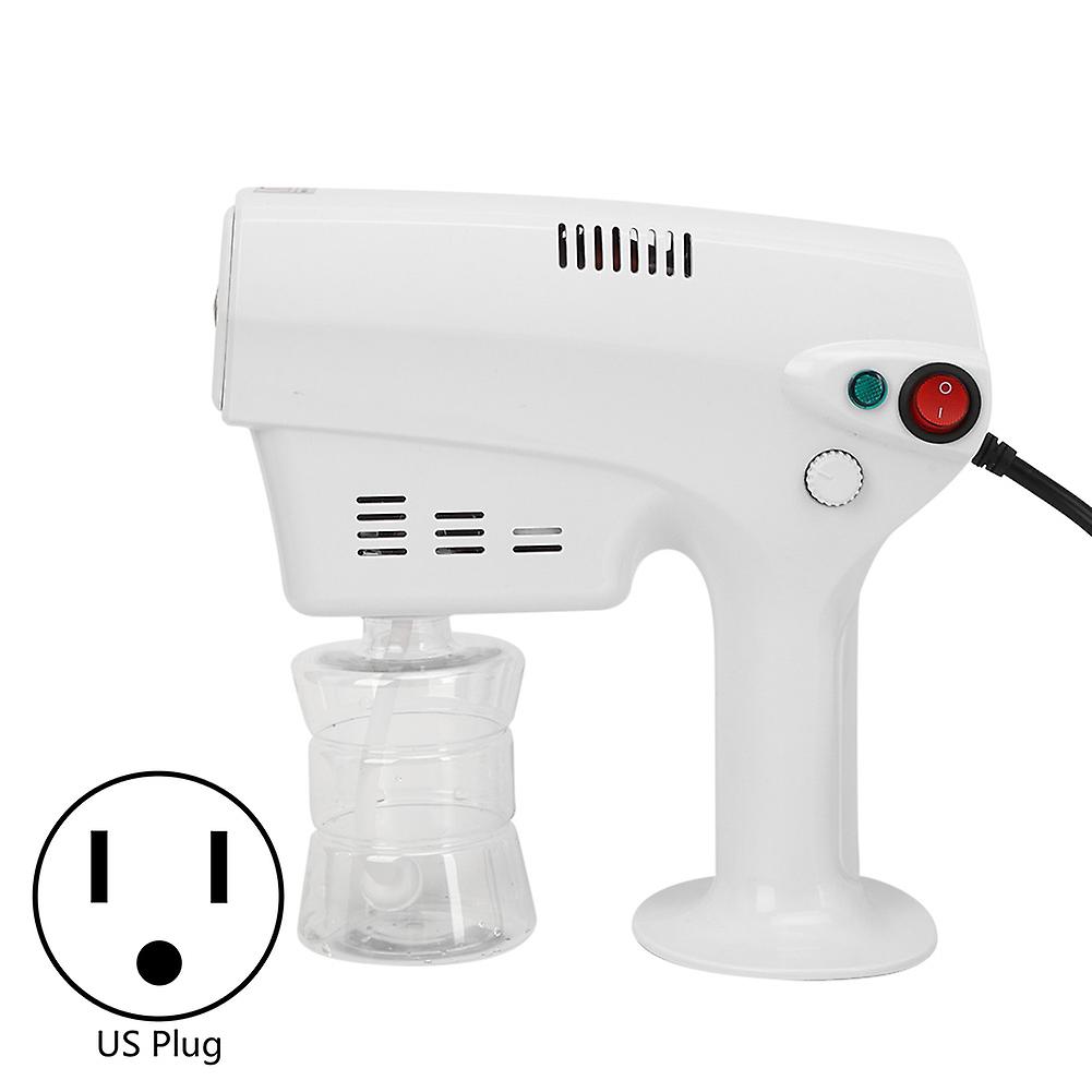 Electric Spray Gun Adjustable Humidification Nano Sprayer Blue Light 1200w 300ml Capacity Us Plug 110vac