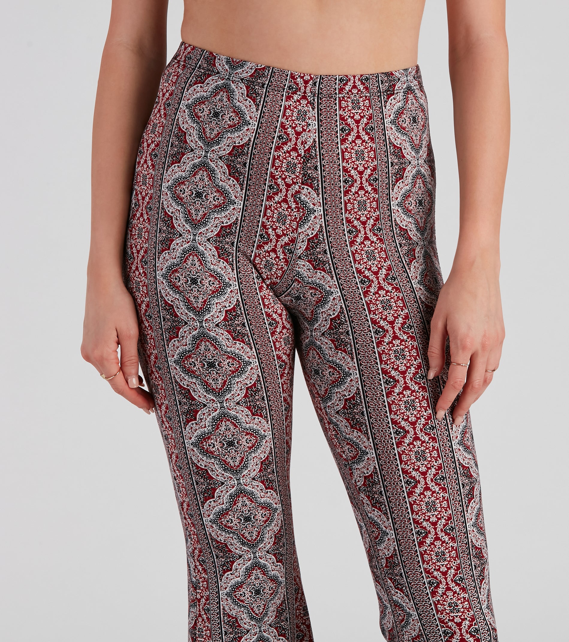 Boho Flare High Rise Pants