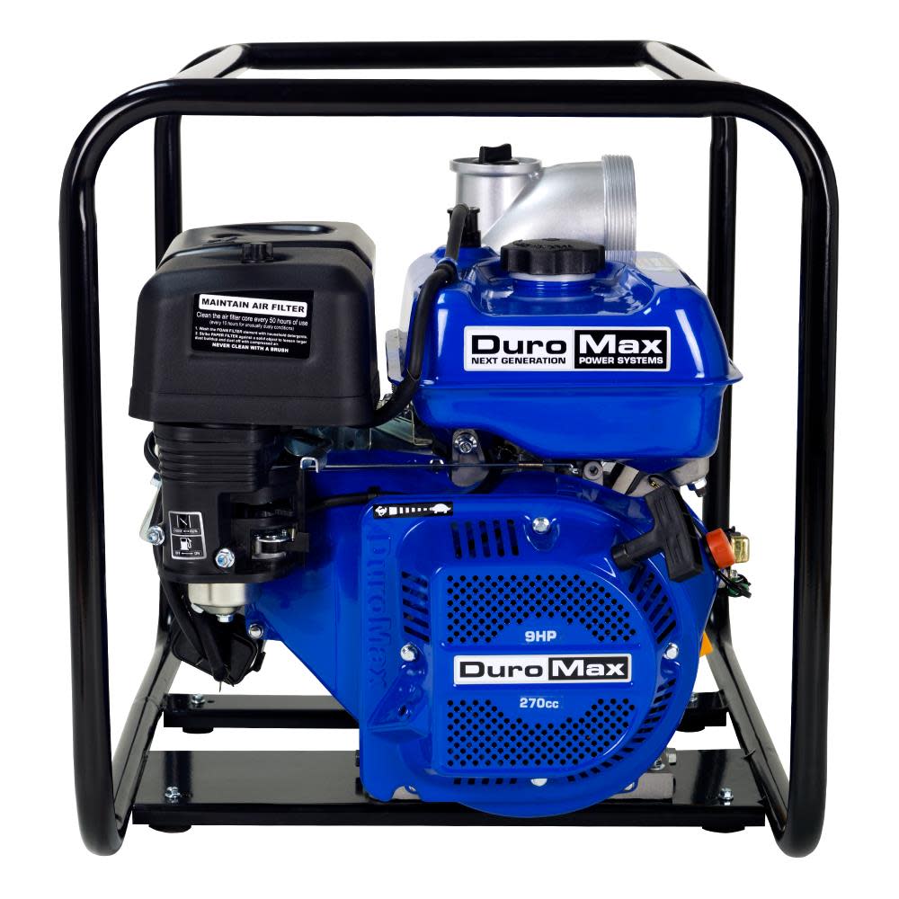 DuroMax270cc Gasoline Powered 4-in Water Pump ;