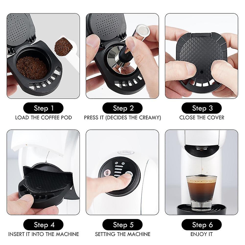 Coffee Adapter Dolce Reusable Capsule Adapter With Genio S Coffee Machine Accessories