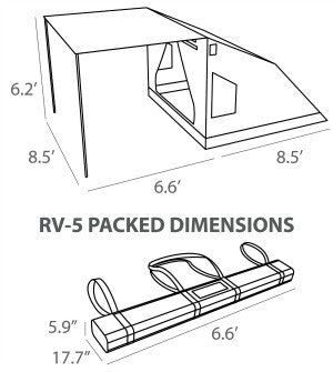 Oztent RV 5 - 6 Person 30 Second Tent