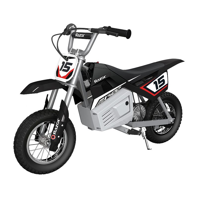 Razor MX400 Dirt Rocket Electric Motocross Motorcycle Bikes， 1 Black and 1 White