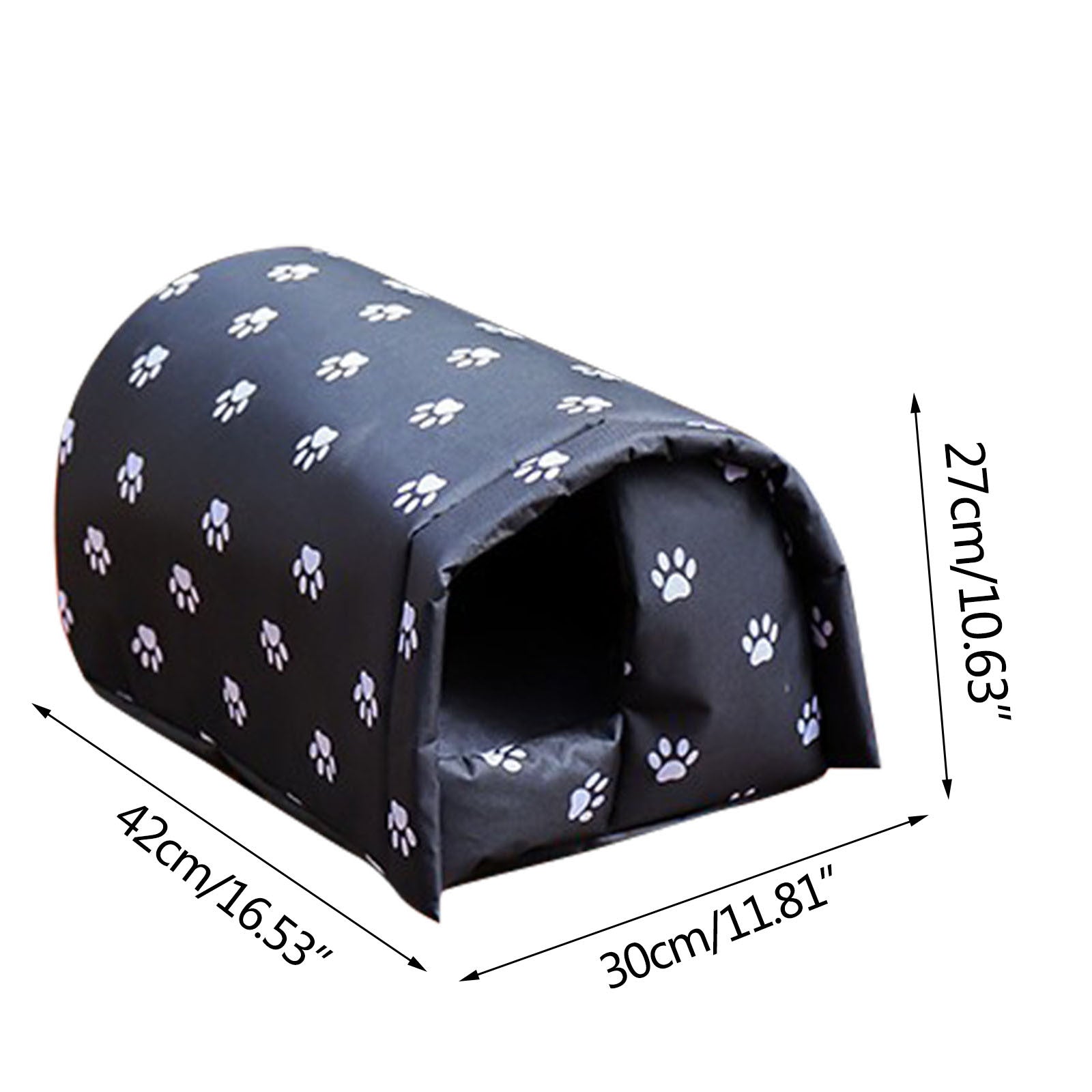 Pet Outdoor Cold-proof Cat House， Waterproof And Warm Foldable Cat Bed Dog Cats collar Sunglasses Glasses Photo Props