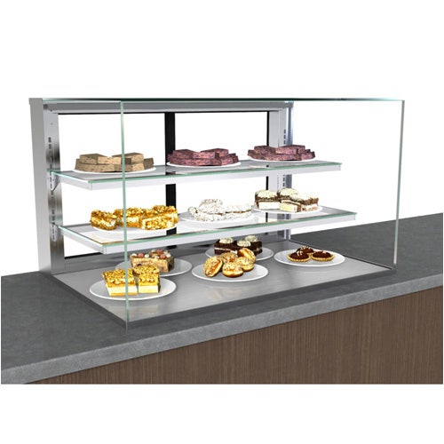 Structural Concepts NR3627DSV Reveal Service Non-Refrigerated Display Case， Countertop， 35-3/4